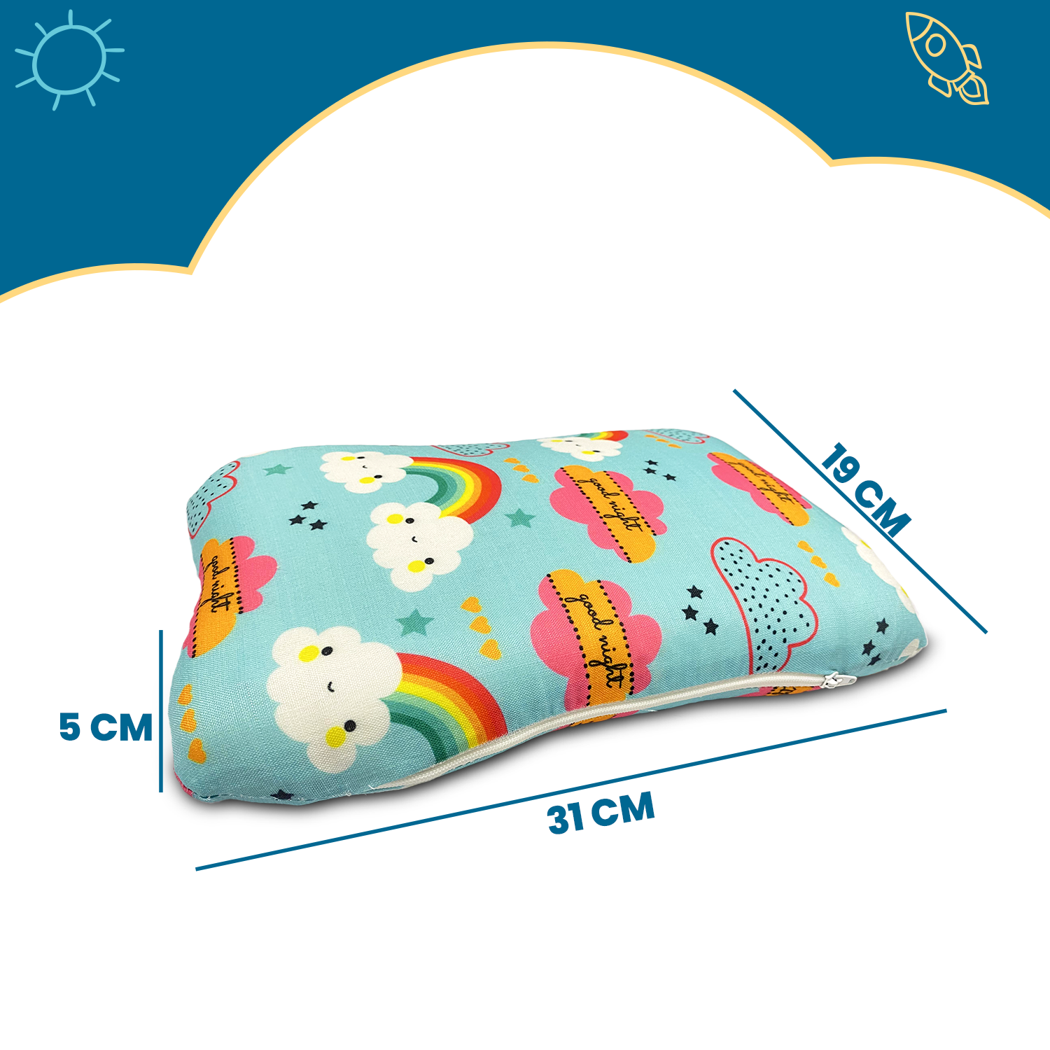 Kid's Butterfly Shape Memory Foam Pillow