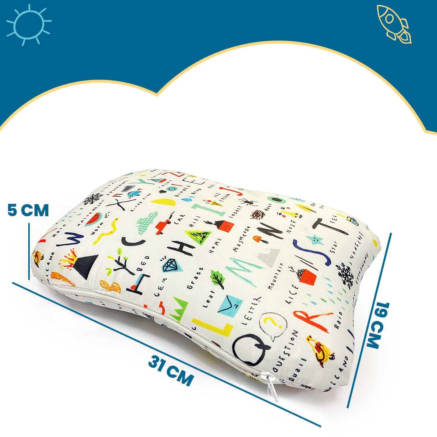 Kid's Butterfly Shape Memory Foam Pillow