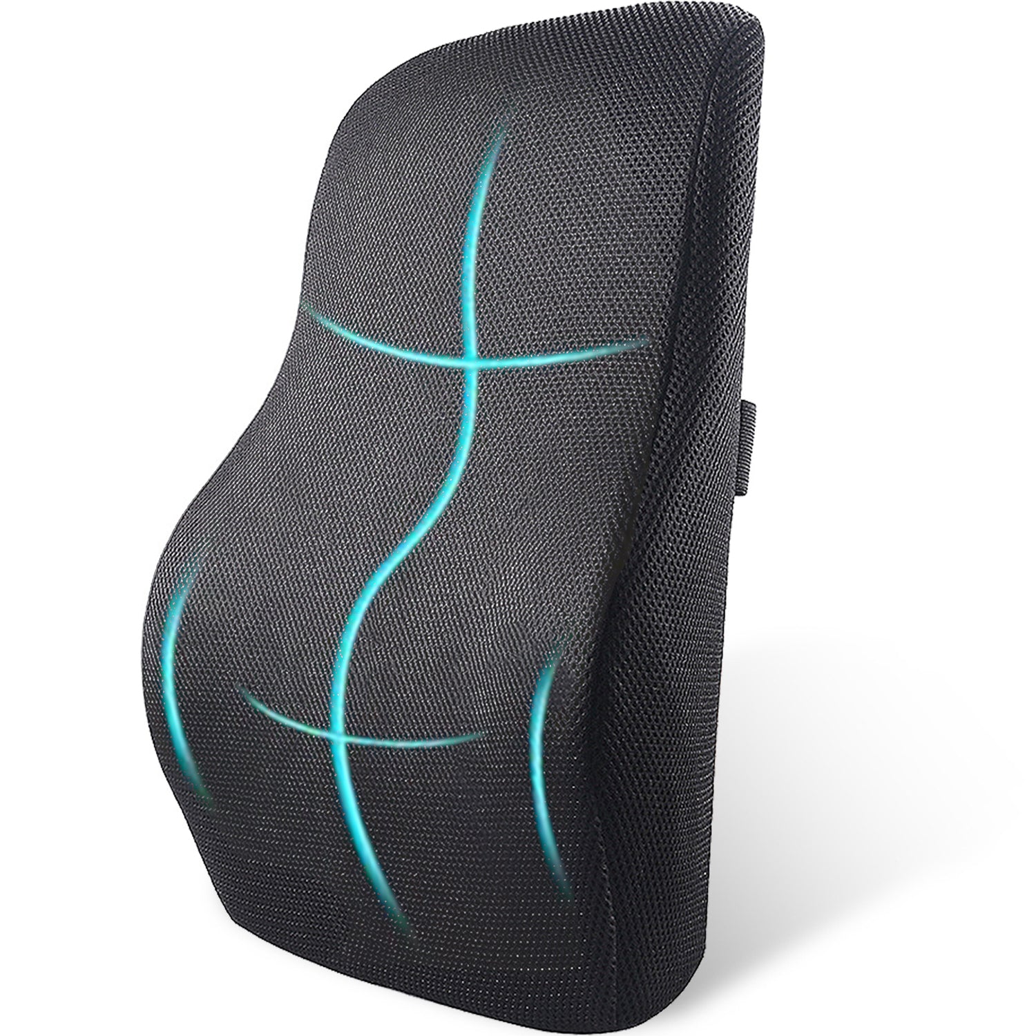 Lumbar Support Pillow Memory Foam Backrest Back Support Cushion