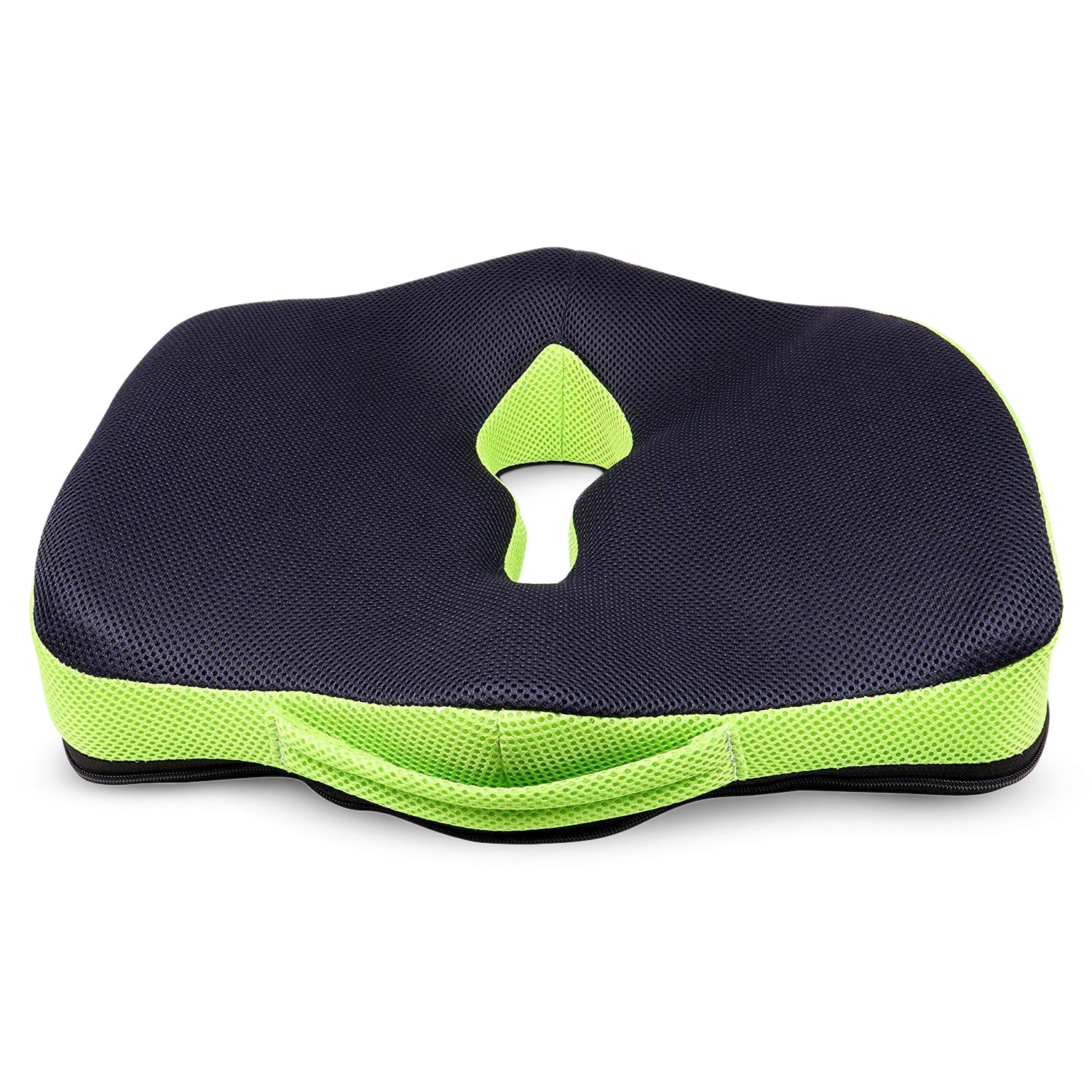 Orthopedic Memory Foam Coccyx  Seat Cushion for Tailbone, Sciatica & Back Pain Relief