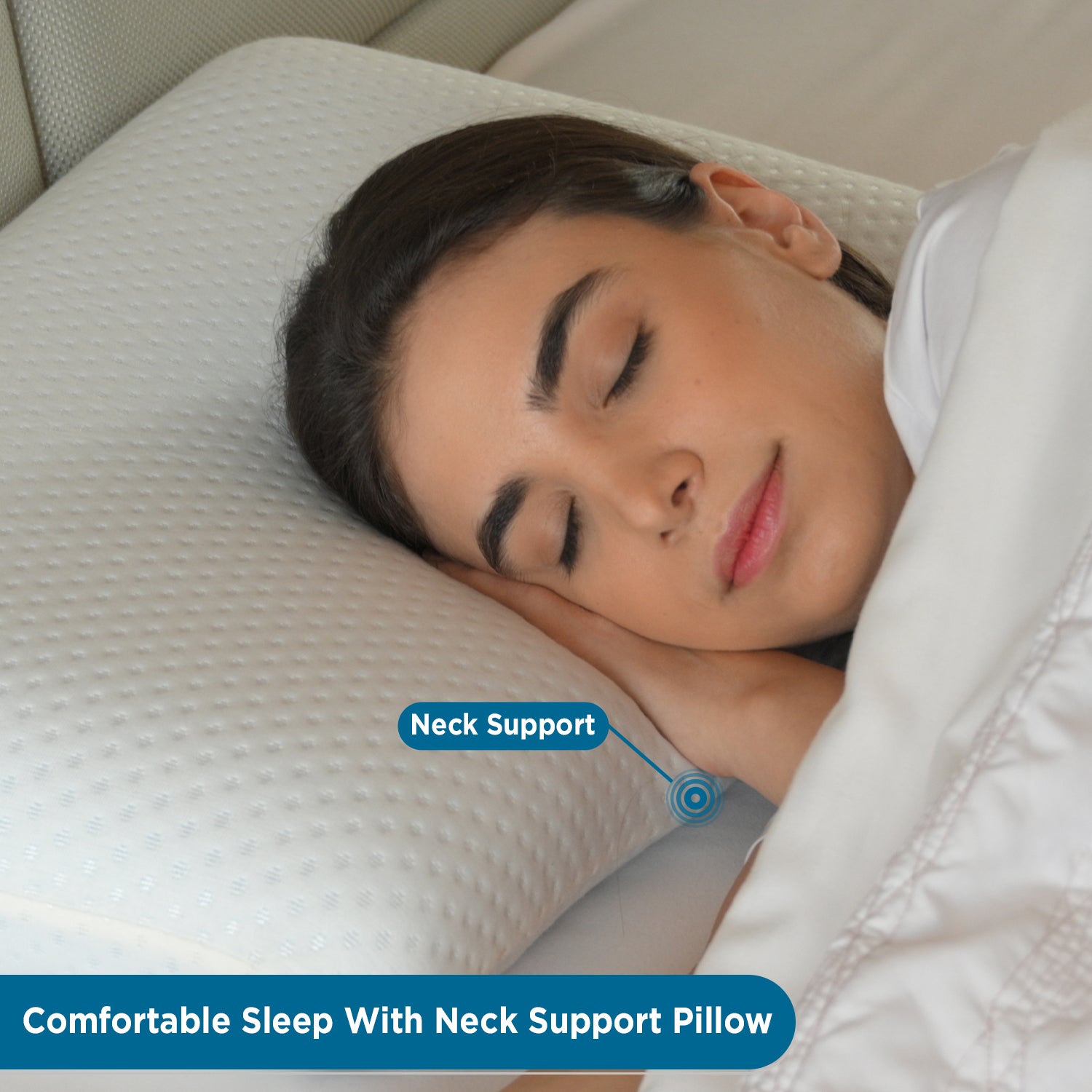 Memory Foam Pillow With Infused Gel