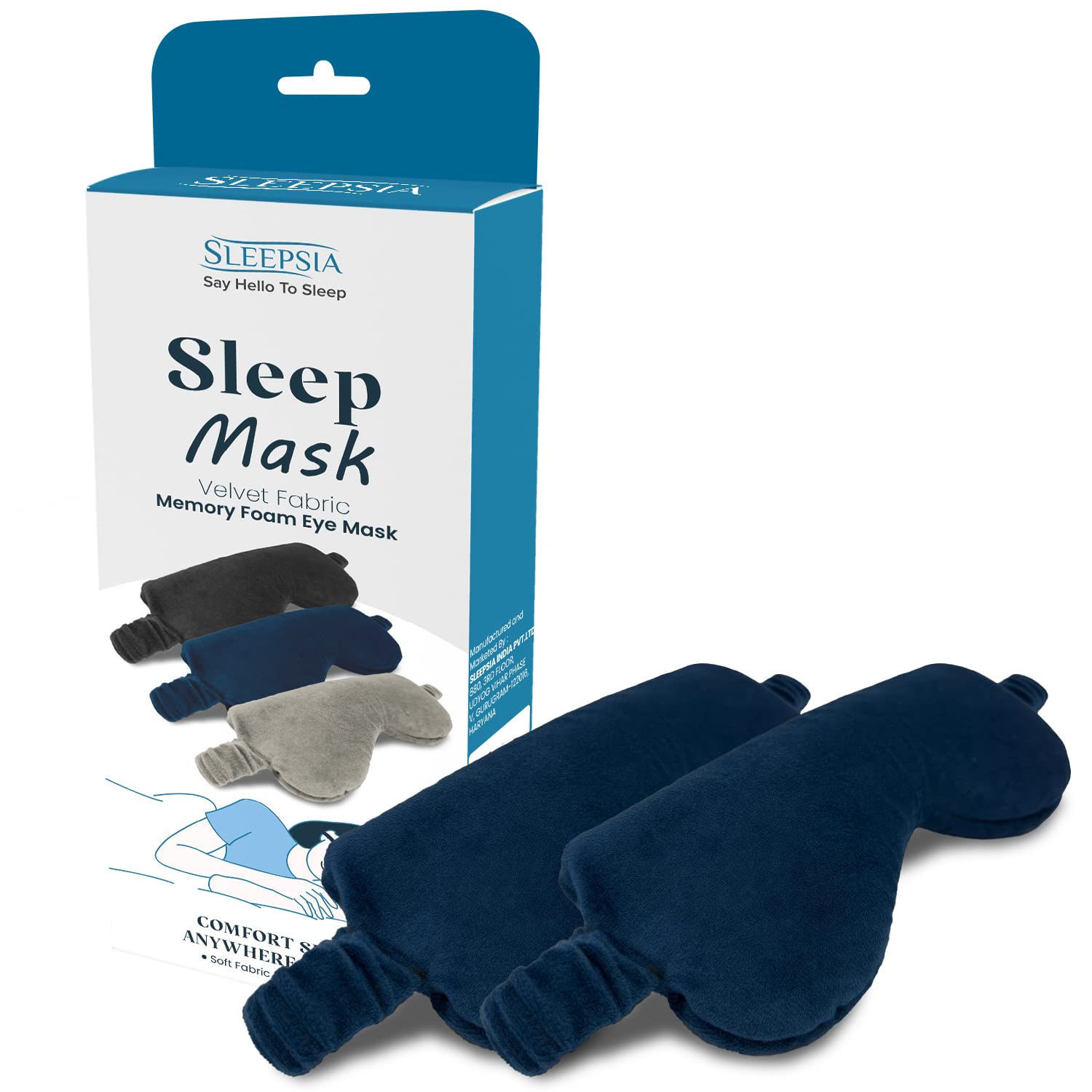 Sleepsia Eye Mask (Pack of 2)
