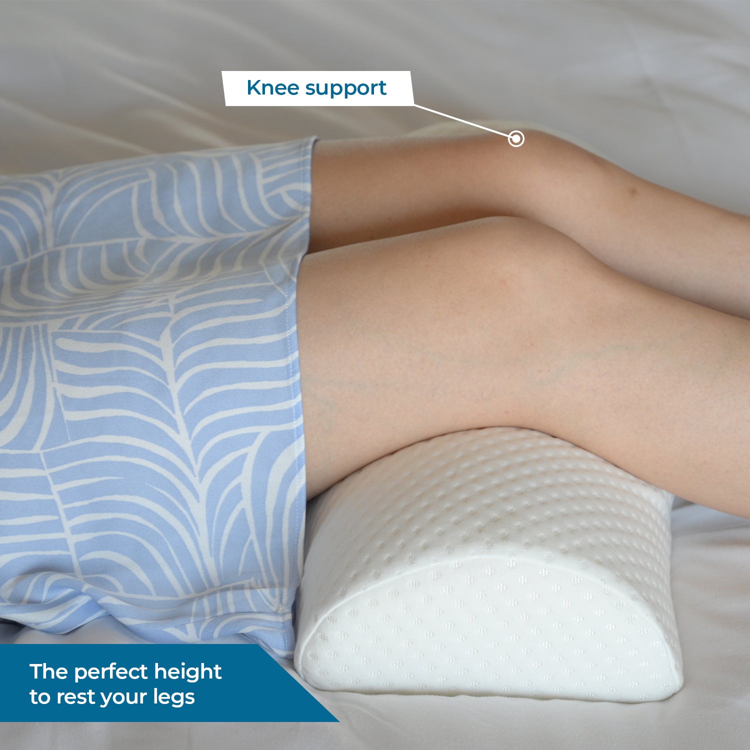 Knee Pillow Orthopedic Leg Pillow for Side Sleepers, Hip Pain Relief –  Sleepsia India Pvt Ltd