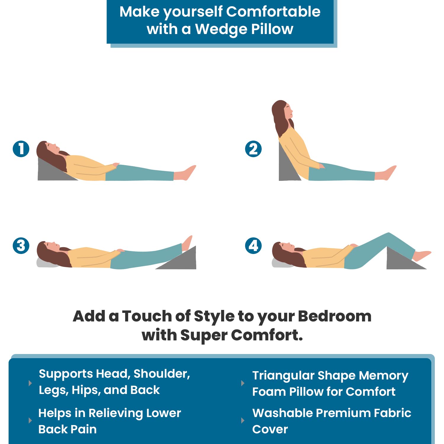 Sleepsia Wedge Pillow