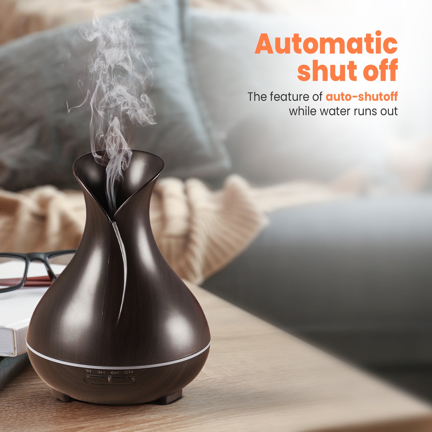 Electric Aroma Diffuser Oil Ultrasonic Cool- Essential Oil