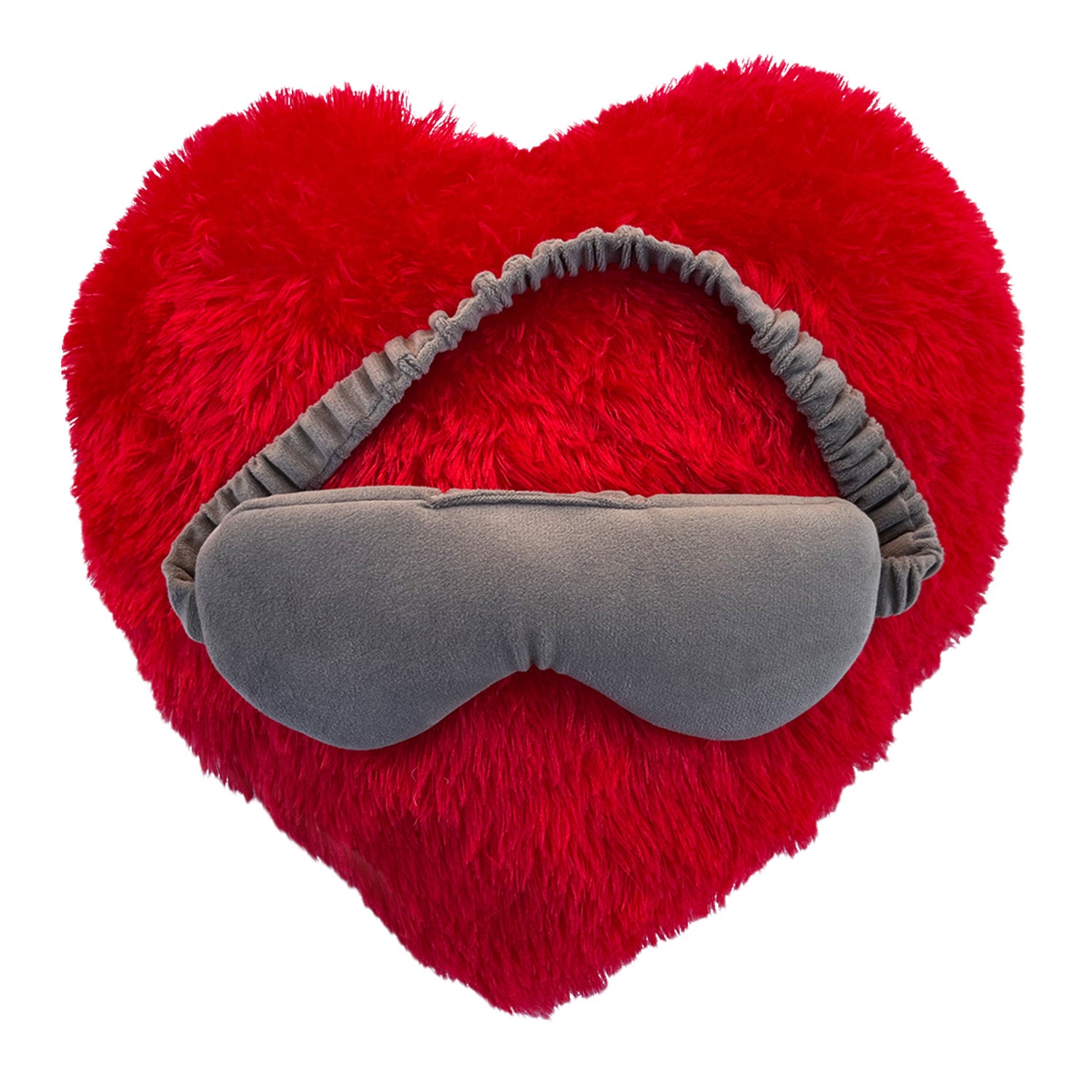 Heart Shape Pillows & Sleeping Eye Mask- Combo