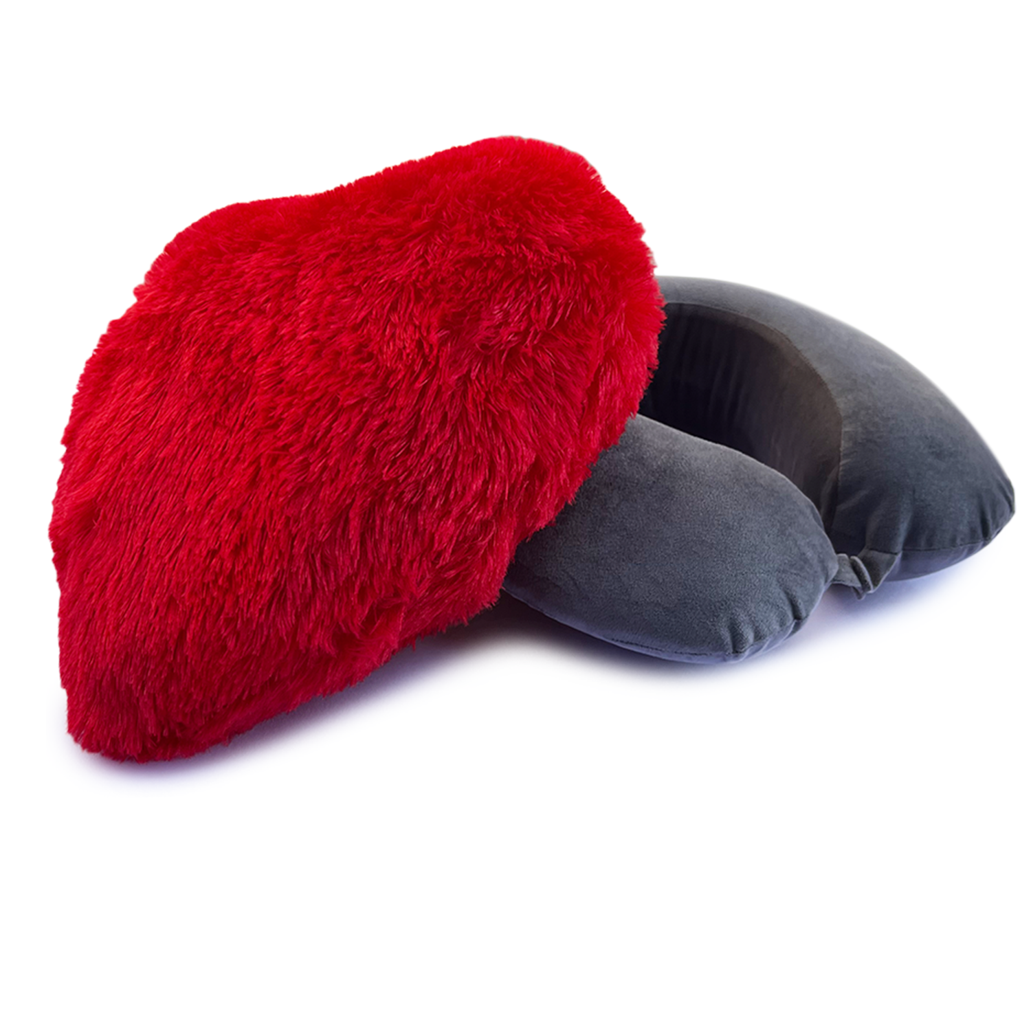 Heart Shape Pillow & Travel Neck Pillow- Combo