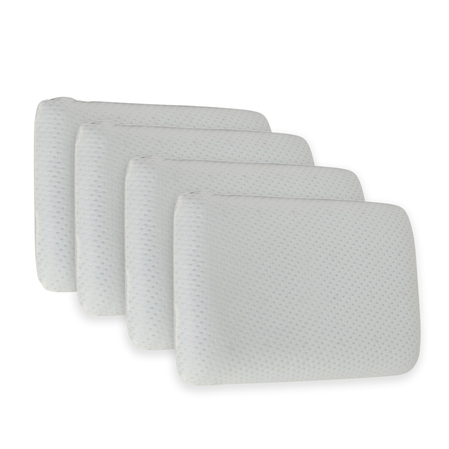 Gel Orthopedic Ventilated Standard Pillow With Washable Cover- Blue