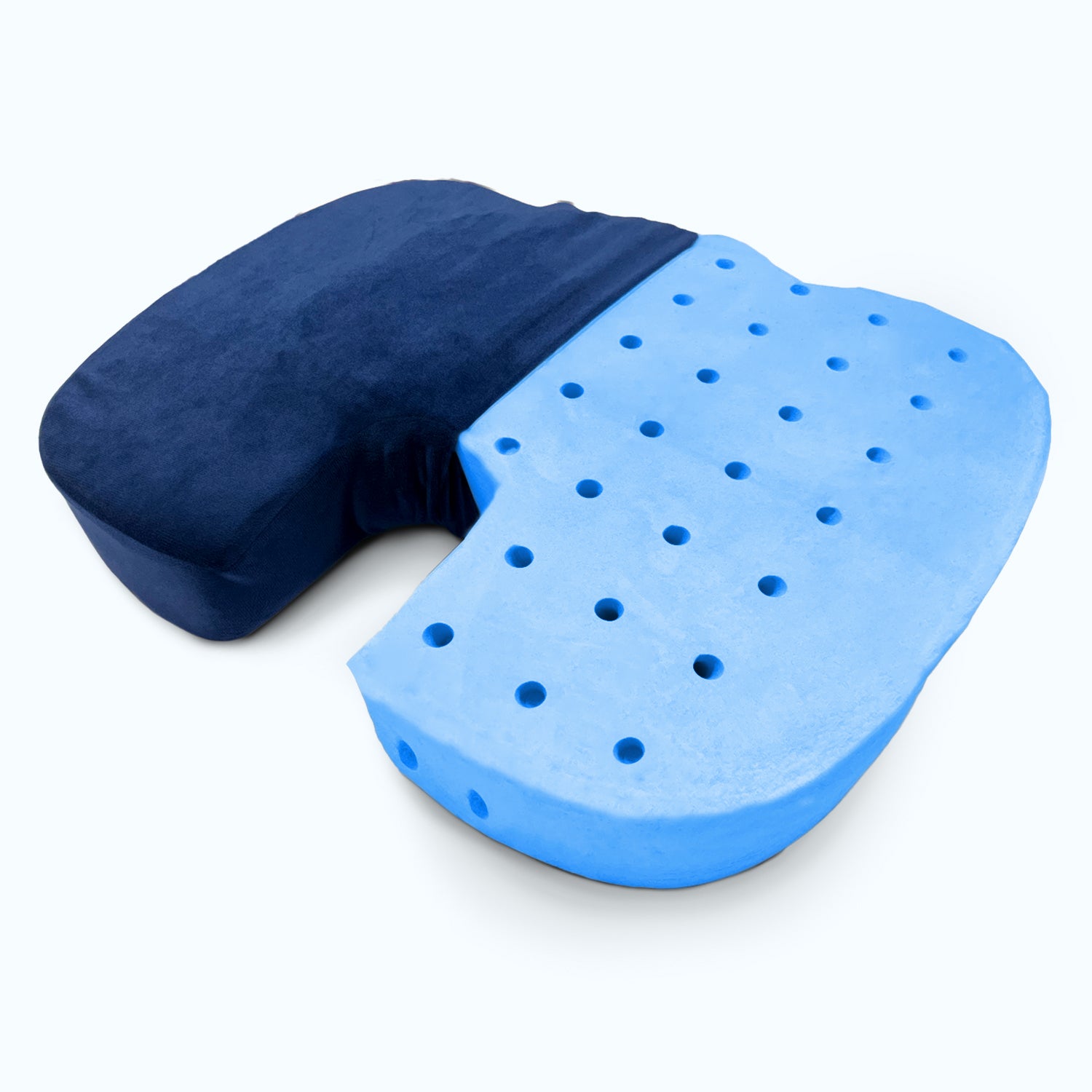 Orthopedic Memory Foam Coccyx  Seat Cushion for Tailbone, Sciatica & Back Pain Relief