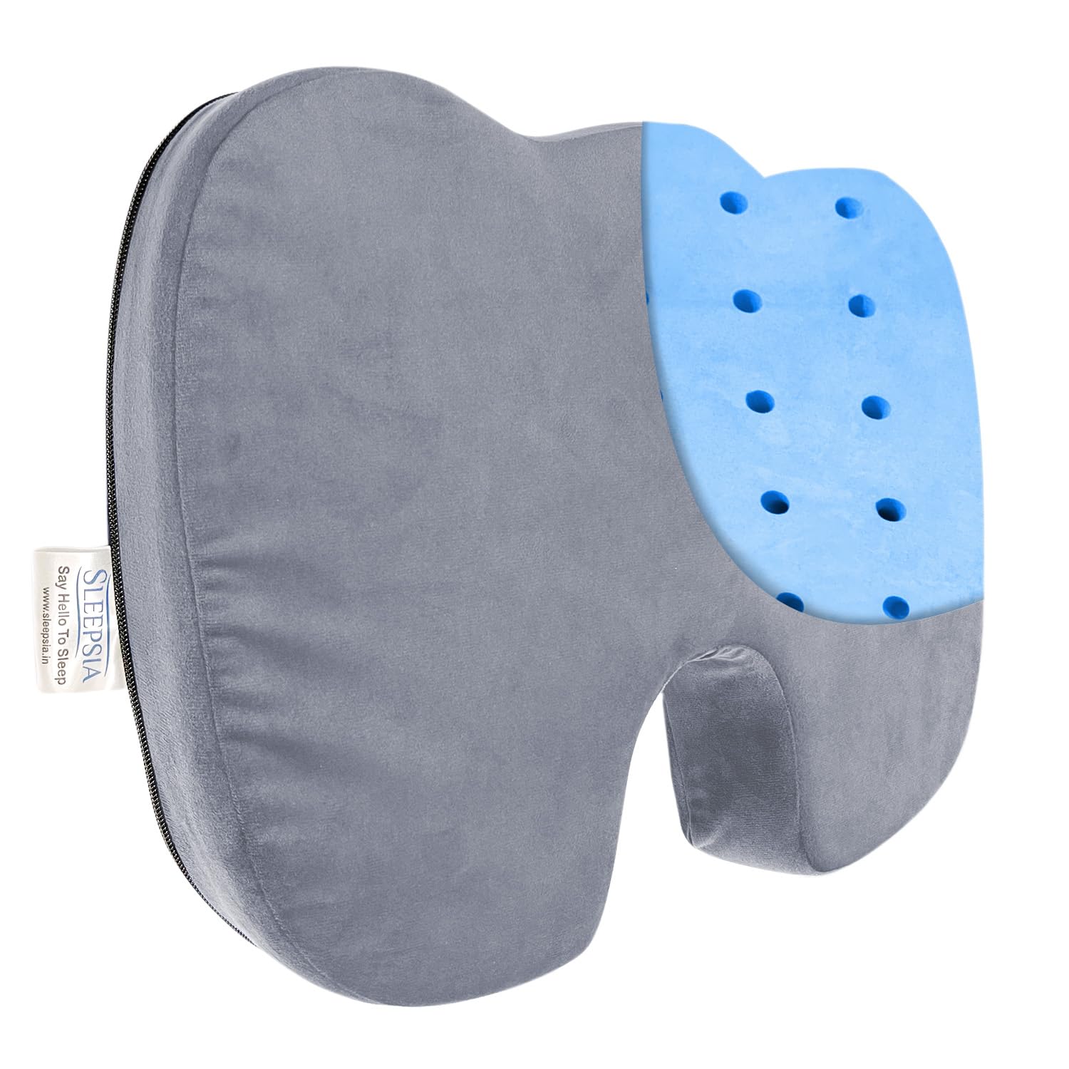 Orthopedic Memory Foam Coccyx  Seat Cushion for Tailbone, Sciatica & Back Pain Relief